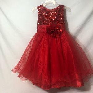 Pettigirl toddler girl Red tulle dress